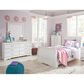 Ashley Anarasia 4-Piece Twin Bed Room Set in White, , large
