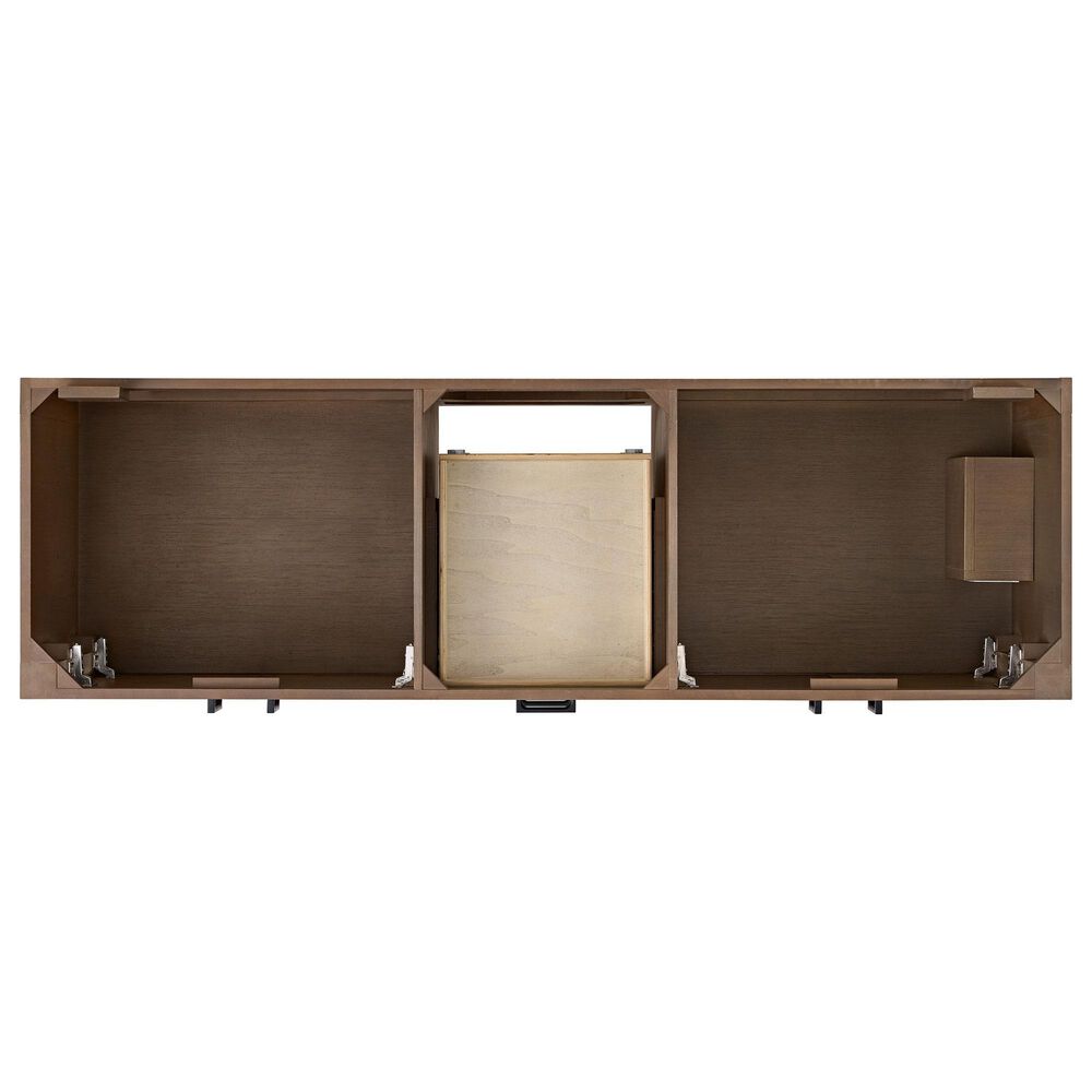37B Alanya 72" Double Bathroom Vanity in Walnut Drift with White Composite Stone Top, , large
