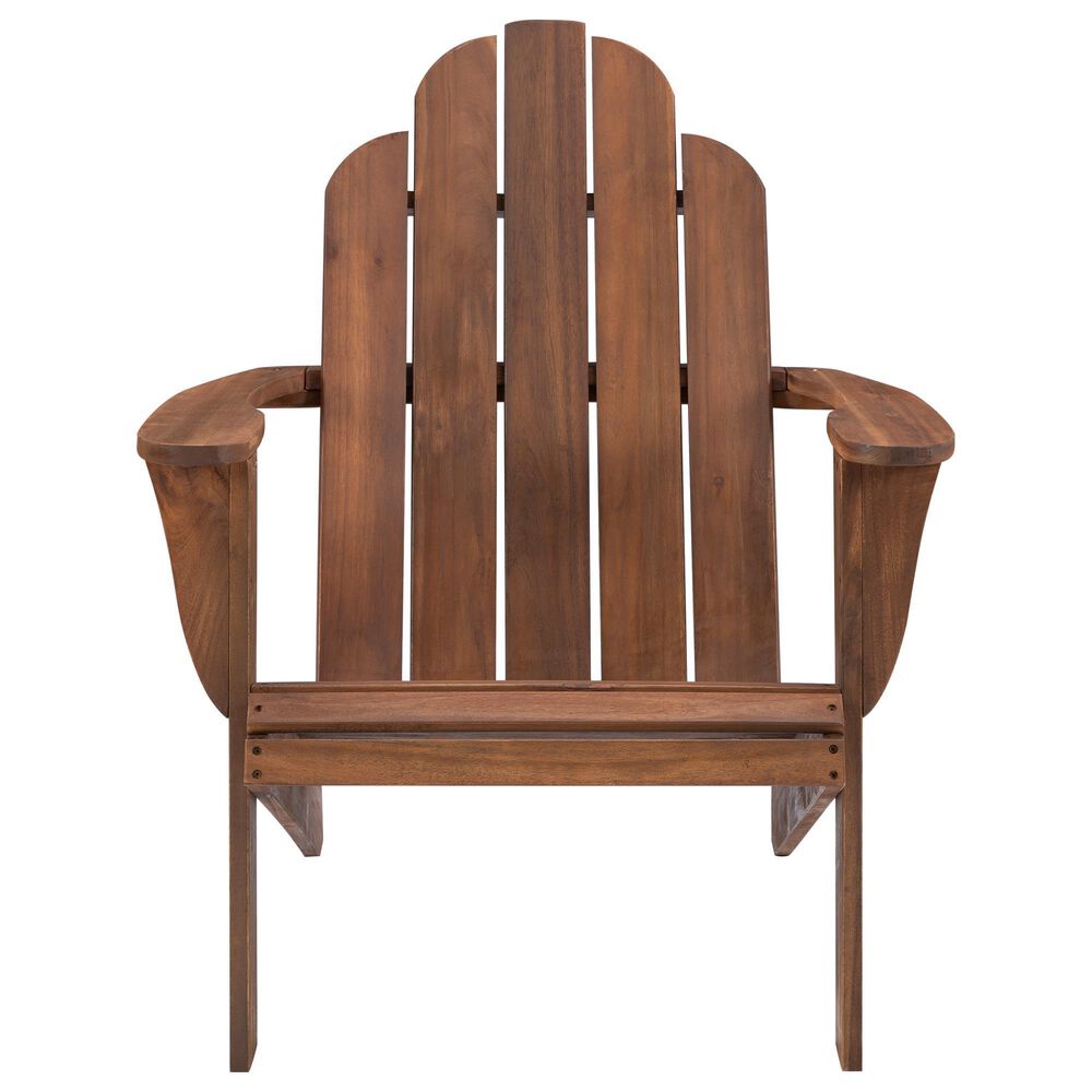 Linon Home Decor Adirondack Patio Chair in Acorn, , large