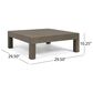 Hearth and Haven Brava Outdoor Corner Bench with Coffee Table in Dark Gray, , large