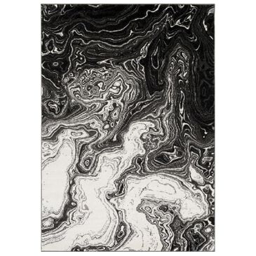 Surya Pepin PEI-1014 2" x 3" Black, Medium Gray and Cream Area Rug, , large