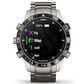 Garmin MARQ 2 Aviator AMOLED Smartwatch Grade 5 Titanium Bezel Case in Silver and Black, , large