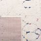 Safavieh Tulum 3" Square Ivory and Blue Area Rug, , large