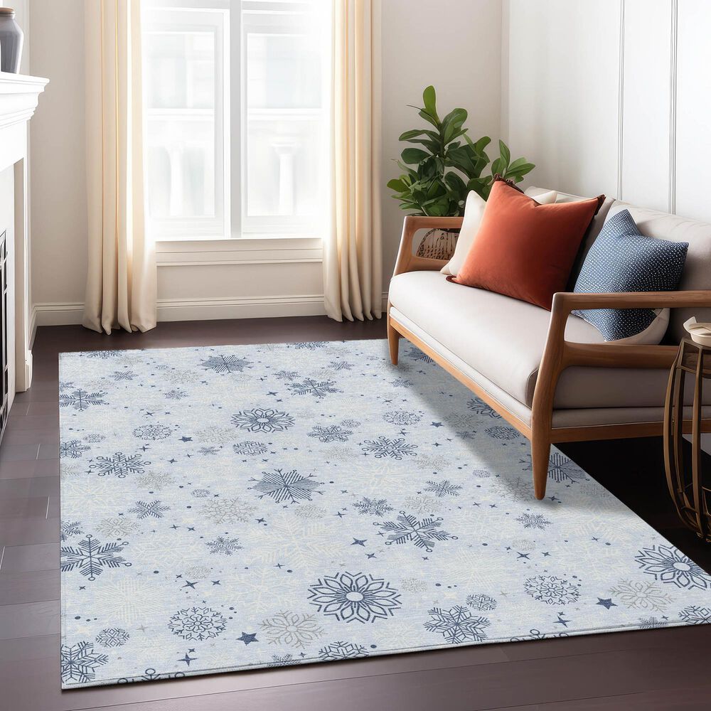 Dalyn Rug Company Wonderland WN31 5&#39; x 7&#39;6&quot; Sky Indoor/Outdoor Area Rug, , large