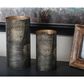 Maple and Jade Leaf Decorative Indoor/Outdoor Candle Lantern in Brushed Copper (Set of 3), , large