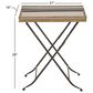 Maple and Jade Tray Top Accent Table in Gold and Black, , large