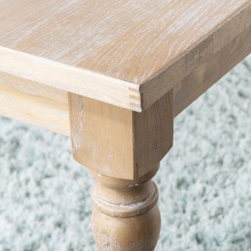 Linon Home Decor Avalon Dining Table in Light Natural Brown - Table Only, , large