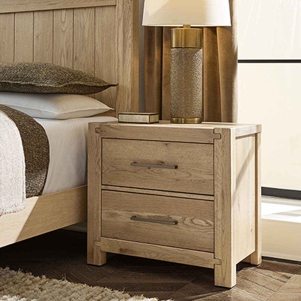 Viceray Collections Joinery 2-Drawer Nightstand in Natural Oak, , large