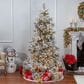 The Gerson Company 5" Pre-Lit Lightly Snowbell Pine Christmas Tree in Green, , large