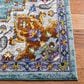 Safavieh Aria 2" x 8" Turquoise and Ivory Runner, , large