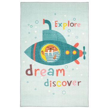 Karastan Prismatic 5" x 8" Multicolor Kids Area Rug, , large