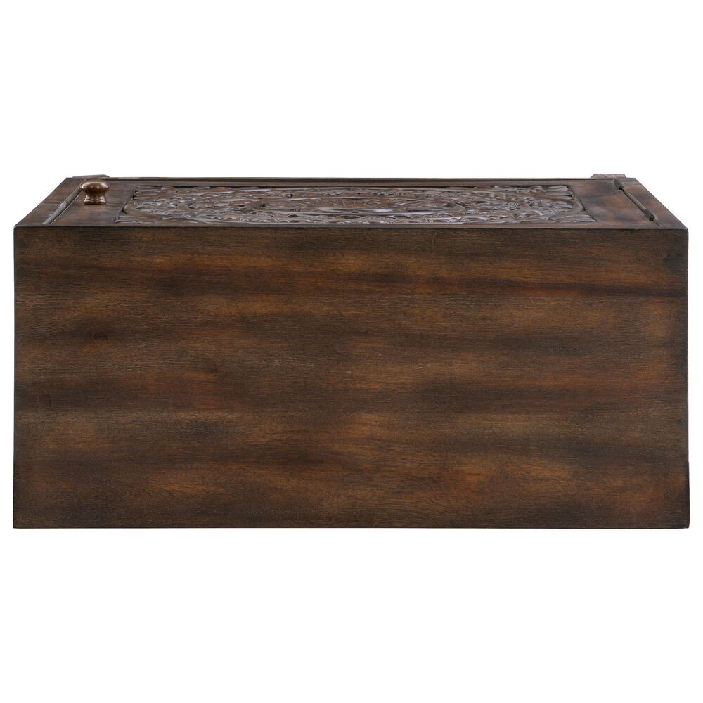 Linon Home Decor Grace Cabinet in Dark Brown, , large