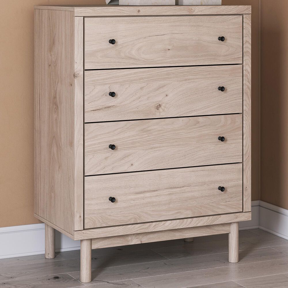 Ashley Arloster 4-Drawer Chest in Tan, , large