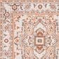 Safavieh Cabana CBN680B 5"5" x 7"7" Beige and Orange Indoor/Outdoor Area Performance Rug, , large