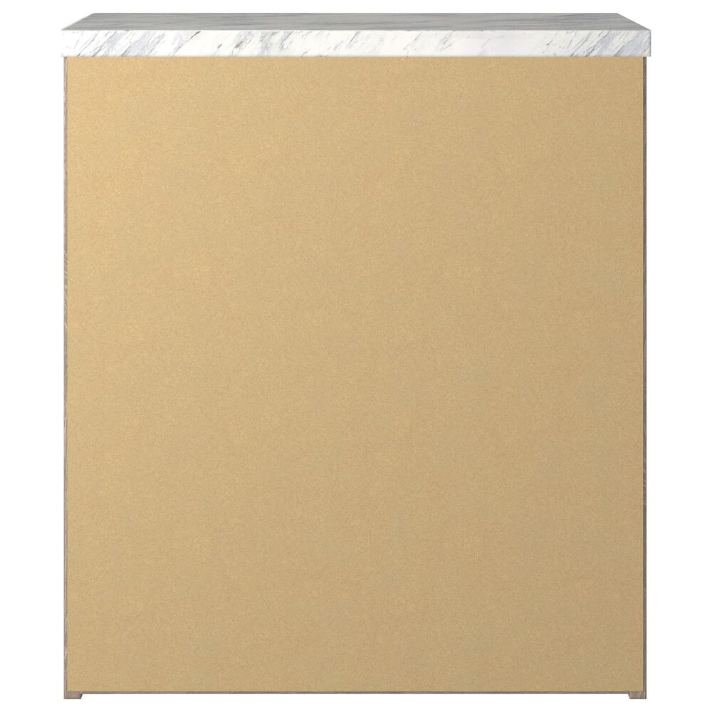 Ashley Senniberg 2 Drawer Nightstand in Light Brown and White, , large