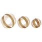 CosmoLiving by Cosmopolitan Contemporary Metal Sculptures in Gold (Set of 3), , large