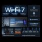 TP-Link Archer Tri-Band Wi-Fi 7 Router in Black, , large