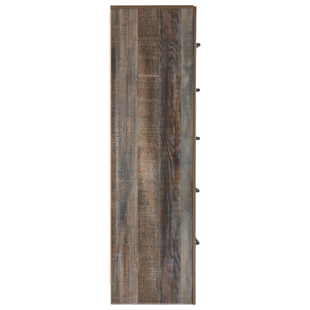 Signature Design by Ashley Drystan 5 Piece Twin Dual Storage Bed Set in Brown Rustic, , large
