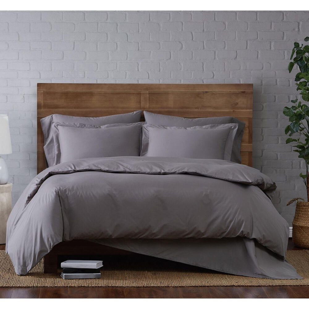 Pem America Brooklyn Loom Classic 2-Piece Twin Duvet Set in Grey, , large