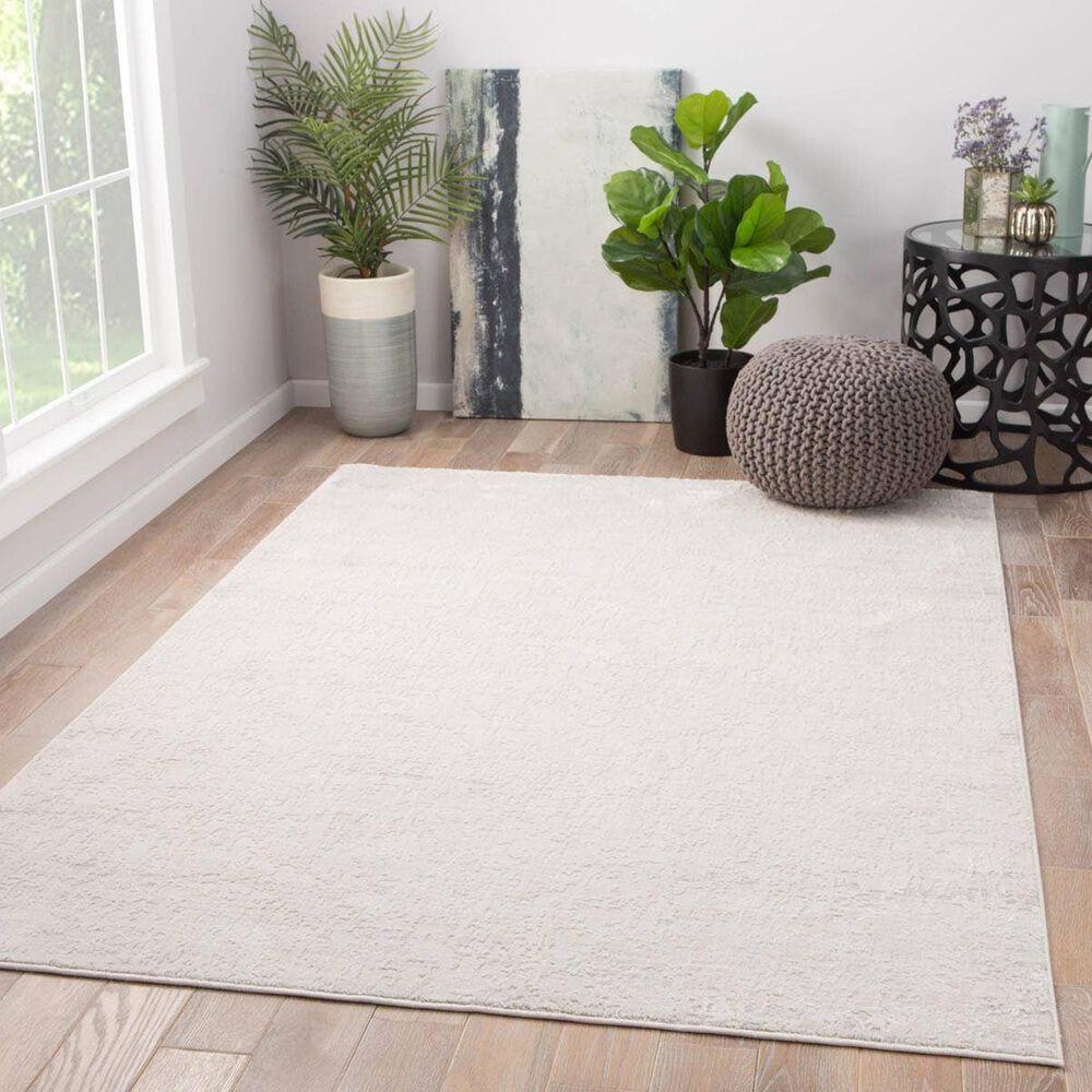 Jaipur Cirque Arvo Pumice Stone and Light Gray 7&#39;10&quot; x 10&#39; Area Rug, , large