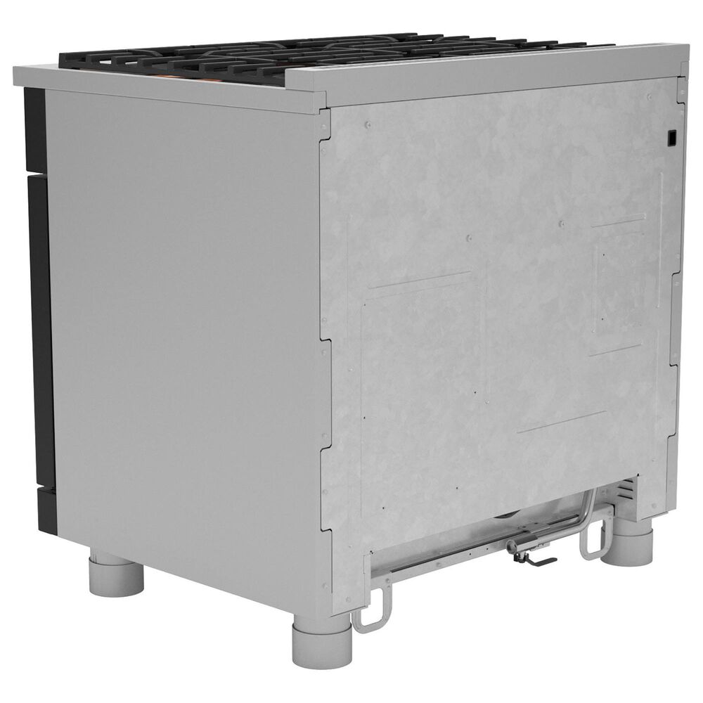 Cafe 6.2 Cu. Ft. Freestanding Natural Gas Range in Matte Black and Brushed Stainless, , large