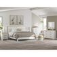 Ashley Linnocreek 4-Piece King Bedroom Set in White and Warm Brown, , large