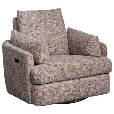 Eastern Shore Crowley Swivel Power Glider Recliner in Rainbow, , large