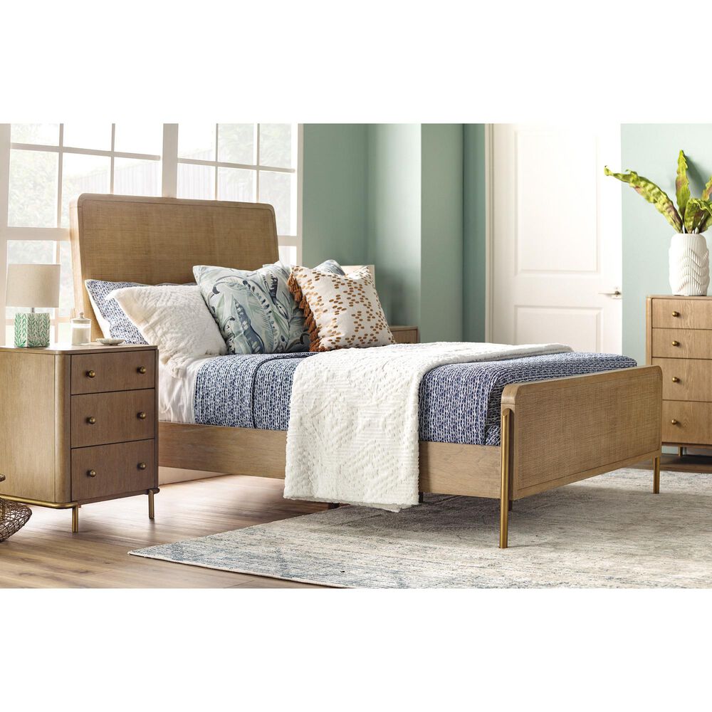 Pacific Landing Arini Queen Panel Bed in Brown, , large