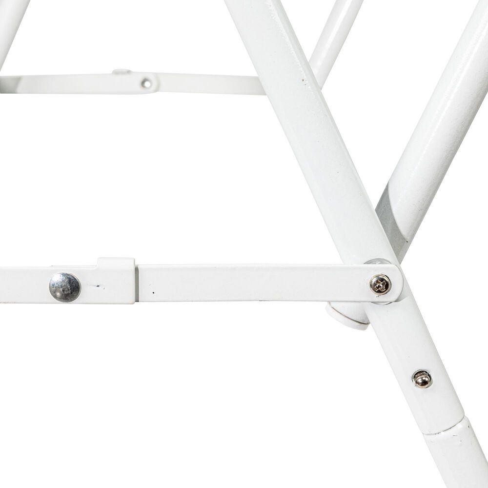 Household Essentials Foldable Clothes Drying Rack in White, , large