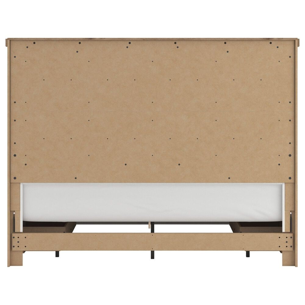 Ashley Savonport King Storage Panel Bed in White and Brown, , large