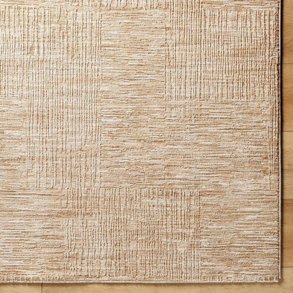 Surya Masterpiece MPC-2308 Medium Gray, Beige, Tan and Medium Brown 6&#39;7&quot; x 9&#39;6&quot; Area Rug, , large