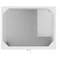 James Martin Myrrin 30" Single Bathroom Vanity in Bright White with 3 cm Victorian Silver Silestone Top and Rectangular Sink, , large
