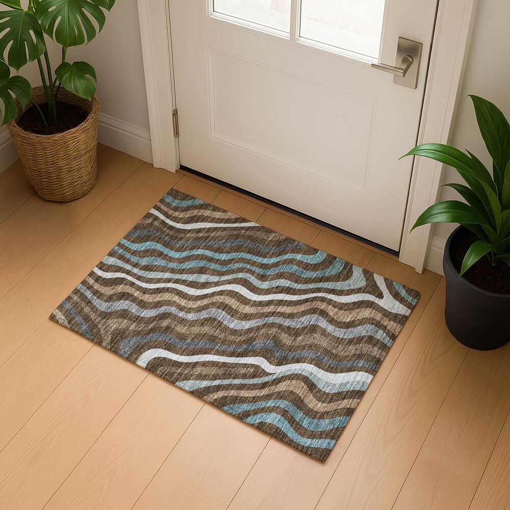 Dalyn Rug Company Kenner KN4 Chocolate 2'6" x 3'10" Area Rug, , large