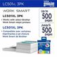 Brother 3-Pack LC501XL3PKS High Yield Ink Cartridges in Cyan, Magenta, and Yellow, , large