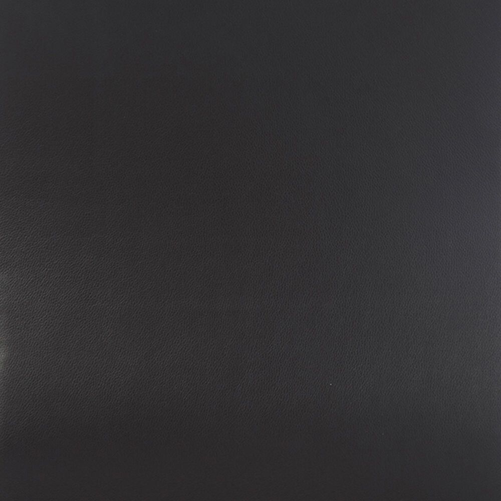 Baxton Studio Enzo 6-Drawer Dresser with Black Upholstered in Stainless Steel, , large