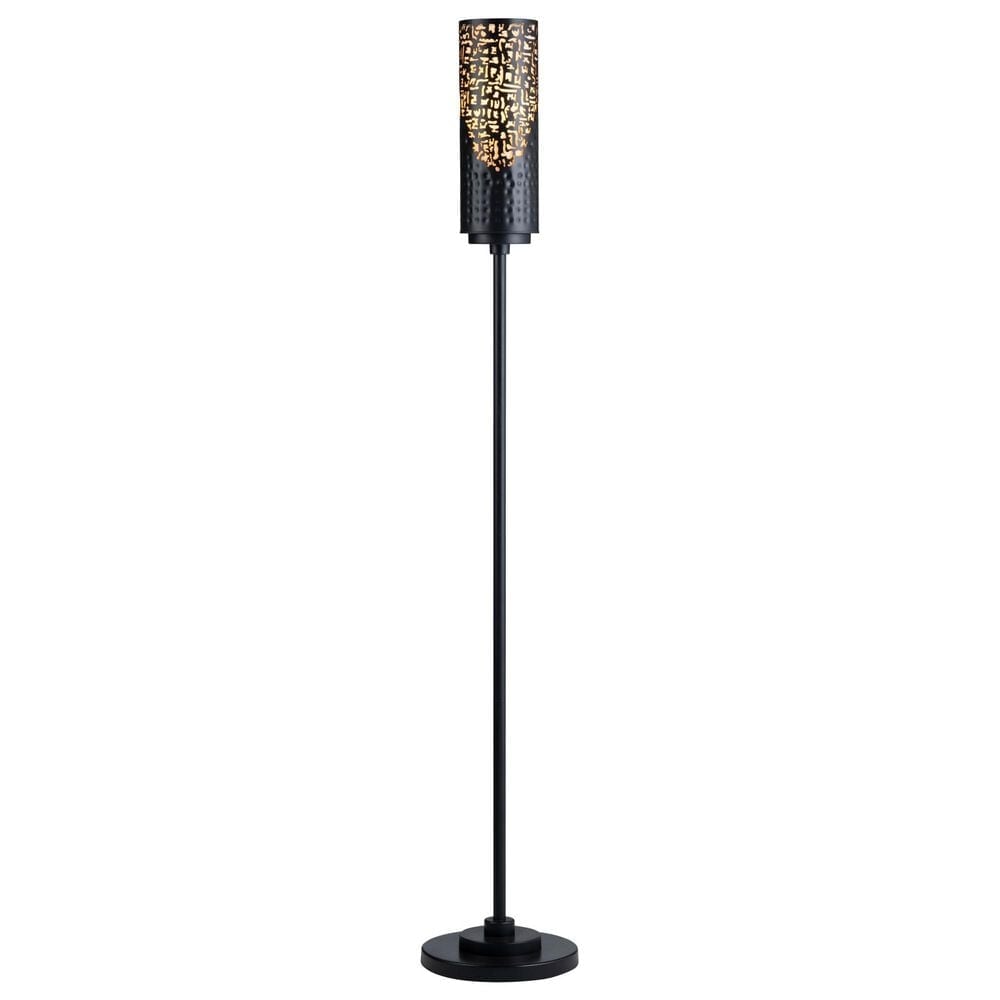 Crestview Collection Emberdale Floor Lamp in Black, , large
