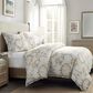 HiEnd Accents Dalia 3-Piece Super King Comforter Set in Powder Blue and Crisp White, , large