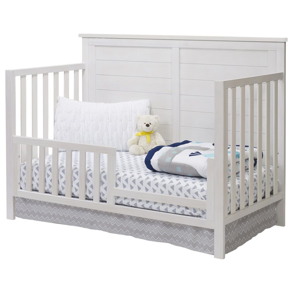 Sorelle Farmhouse 3-Piece Nursery Set in Weathered White, , large