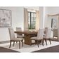 Steve Silver Garland 7-Piece Rectangular Dining Set in Toffee, , large