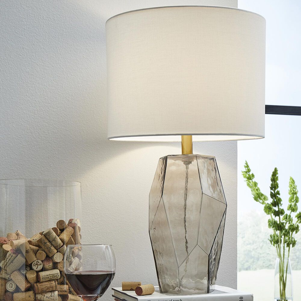 Ashley Taylow Table Lamp in Gray, , large