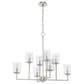 Hunter Kerrison 8-Light Chandelier in Brushed Nickel, , large