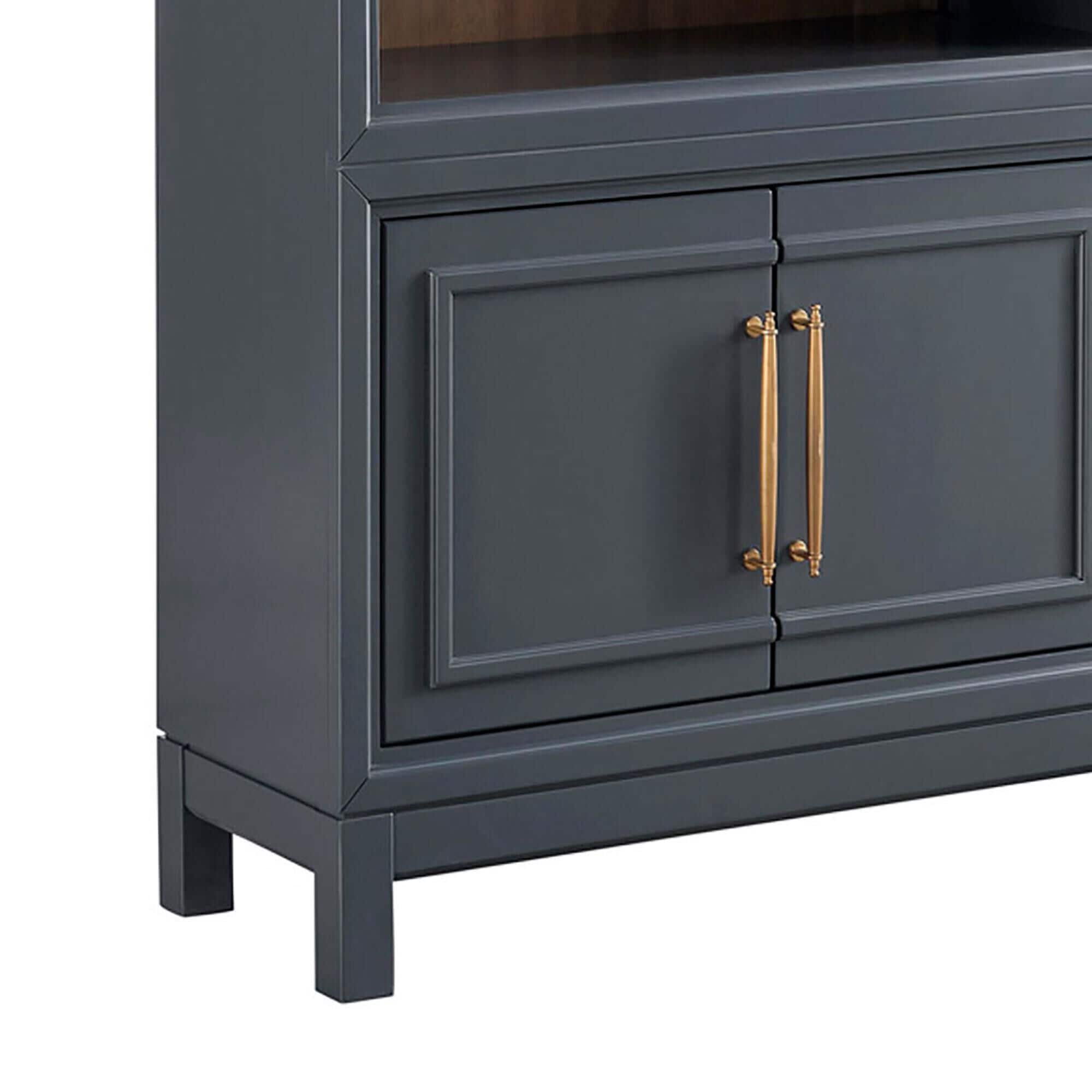 Riva Ridge Alexander 2-Door Bookcase in Midnight