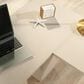 Sauder Grand Coast L-Shaped Desk in Dove Linen, , large