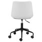 Zuo Modern Byron Office Chair in White and Black, , large