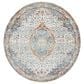 Surya Chicago CHG2306 7"10" Round Light Beige, Blue, Brick Red, Burnt Orange, Mustard,Taupe Area Rug, , large