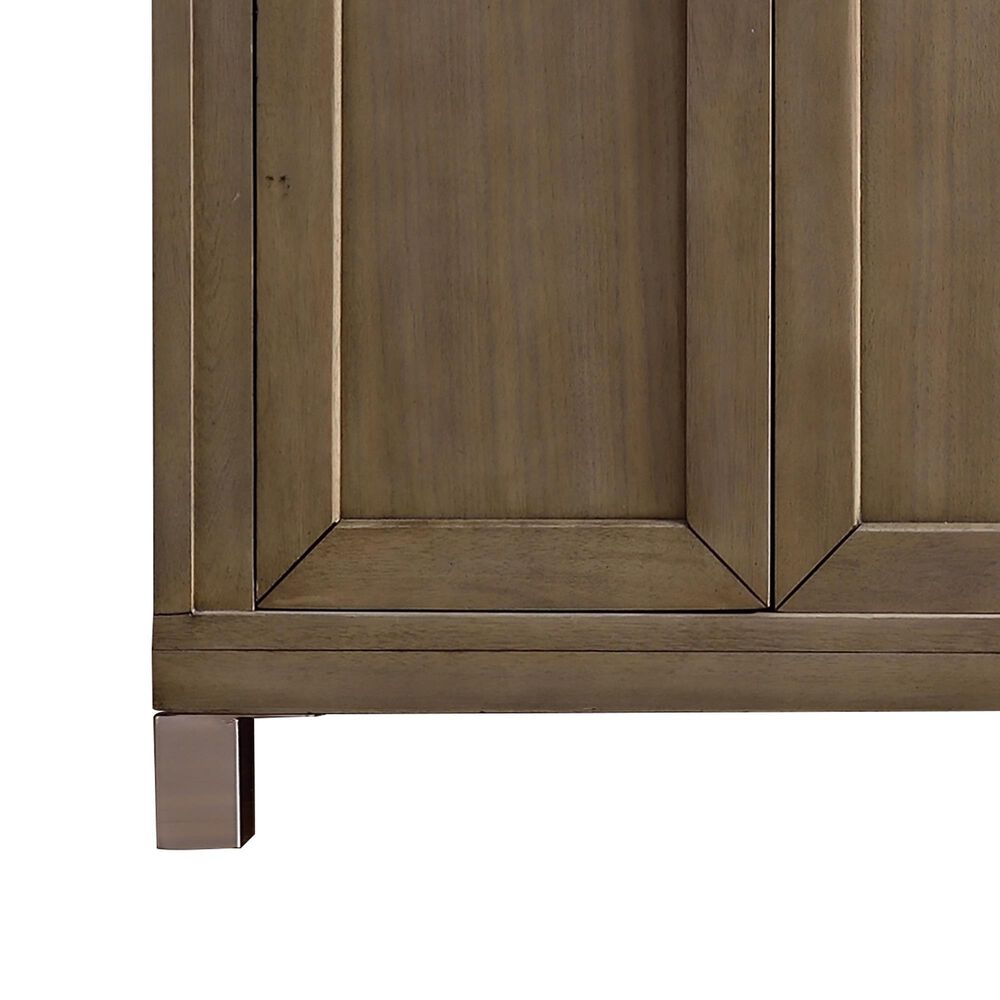 James Martin Vanities Chicago 72&quot; Double Bathroom Vanity in White Washed Walnut with 3 cm White Zeus Quartz Top and Rectangular Sinks, , large