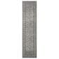 Safavieh Tulum TUL264F 2" x 11" Ivory and Dark Grey Runner, , large