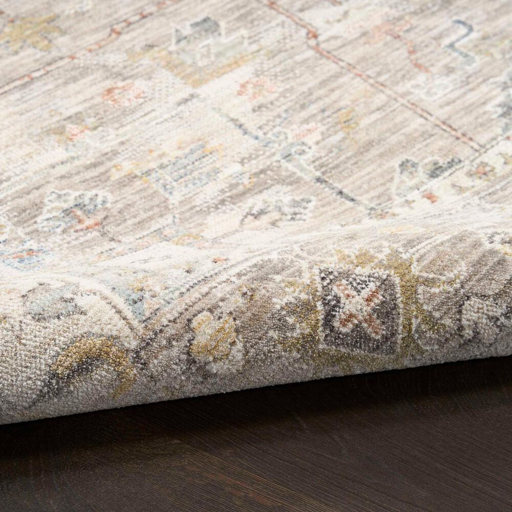 Nourison Antique Fusion ANF02 Ivory and Multicolor 5'3" x 7'10" Area Rug, , large