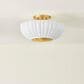 Mitzi Lighting Anne 2-Light Flush Mount in Aged Brass, , large