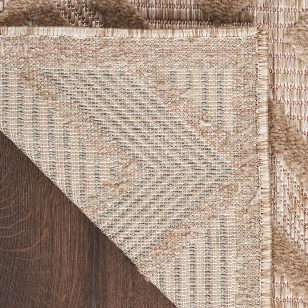 Nourison Versatile 5&#39; x 7&#39; Natural Beige Indoor/Outdoor Area Rug, , large